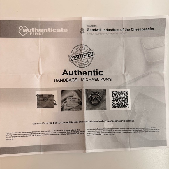 Michael Kors Coral Leather Crossbody with Gold Hardware NWOT+COA - Picture 10 of 12